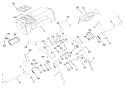 Part Location Diagram of 52104500 Ariens Control Panel with Decal