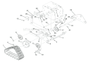 Track And Axles Diagram and Parts List for 921023 035000 Ariens Snow Blower