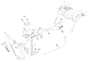 Discharge Chute Diagram and Parts List for 921031 000101 Ariens Snow Blower