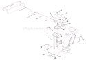 Discharge Chute Diagram and Parts List for 921001 000101 Ariens Snow Blower