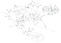 Cables And Controls Diagram and Parts List for 921003 000101 Ariens Snow Blower
