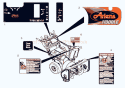 Decals Diagram and Parts List for 921301 000101 Ariens Snow Blower