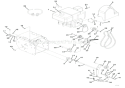 Engine And Belt Drive Diagram and Parts List for 921003 000101 Ariens Snow Blower