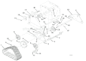 Track And Axles Diagram and Parts List for 921302 000101 Ariens Snow Blower