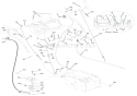 Cables And Controls Diagram and Parts List for 921302 000101 Ariens Snow Blower