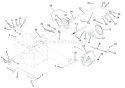 Friction Drive Diagram and Parts List for 921004 002001 Ariens Snow Blower
