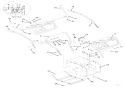 Handlebars And Controls Diagram and Parts List for 921308 000101 Ariens Snow Blower