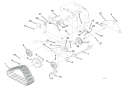 Track And Axles Diagram and Parts List for 921308 000101 Ariens Snow Blower