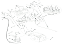 Cables And Controls Diagram and Parts List for 921312 000101 Ariens Snow Blower