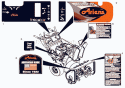 Decals Diagram and Parts List for 921312 000101 Ariens Snow Blower