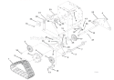 Track And Axles Diagram and Parts List for 921312 000101 Ariens Snow Blower