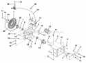 Brush Drive Unit Diagram and Parts List for 921313 035000 Ariens Snow Blower