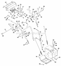 Handlebars And Controls Diagram and Parts List for 921313 035000 Ariens Snow Blower