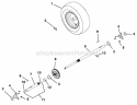 Wheels And Axles Diagram and Parts List for 921313 035000 Ariens Snow Blower