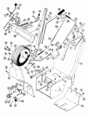 Part Location Diagram of 02207600 Ariens Upper Handle Bar L.H.
