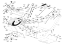 Handle And Controls Diagram and Parts List for 922012 000101 Ariens Snow Blower