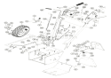 Handle And Controls Diagram and Parts List for 922022 007001 Ariens Snow Blower