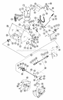 Sno-Thro Parts List Diagram and Parts List for 922024 000101 Ariens Snow Blower
