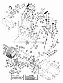 Handle And Controls Diagram and Parts List for 924028 010401 Ariens Snow Blower