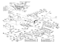 Drive Train Diagram and Parts List for 924032 000101 Ariens Snow Blower