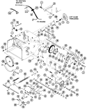 Tractor Parts (Continued) Diagram and Parts List for 924057 000101 Ariens Snow Blower