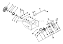 Page F Diagram and Parts List for 924071 001701 Ariens Snow Blower