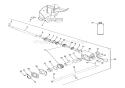 Engine And Belt Drive Diagram and Parts List for 924071 001701 Ariens Snow Blower