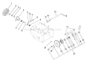 Speed Selector And Wheels Diagram and Parts List for 924079 000101 Ariens Snow Blower