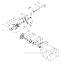 Friction Wheel Drive Diagram and Parts List for 924086 000101 Ariens Snow Blower