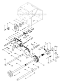 Reduction Drive Diagram and Parts List for 924086 000101 Ariens Snow Blower