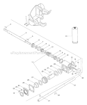 Gear Case Cast Iron Diagram and Parts List for 924086 002400 Ariens Snow Blower