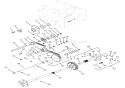 Reduction Drive Diagram and Parts List for 924102 002600 Ariens Snow Blower