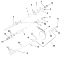 Reduction Drive Diagram and Parts List for 924116 000101 Ariens Snow Blower