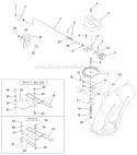 Part Location Diagram of 02492451 Ariens Bracket, Chute Crank Support