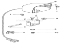 Headlight Diagram and Parts List for 924086 007050 Ariens Snow Blower