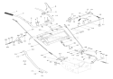 Handlebars And Controls Diagram and Parts List for 924085 001110 Ariens Snow Blower