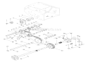 Reduction Drive Diagram and Parts List for 924085 001110 Ariens Snow Blower