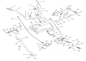 Handlebars And Controls Diagram and Parts List for 924103 000101 Ariens Snow Blower