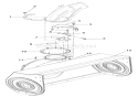 Electric Discharge Chute Diagram and Parts List for 924503 000101 Ariens Snow Blower