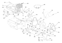 Engine And Belt Drive Diagram and Parts List for 924333 000101 Ariens Snow Blower