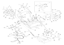 Handlebars And Controls Diagram and Parts List for 924333 000101 Ariens Snow Blower