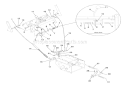 Cables And Controls Diagram and Parts List for 924117 000101 Ariens Snow Blower