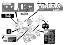 Decals Diagram and Parts List for 924117 000101 Ariens Snow Blower
