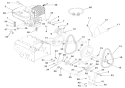 Engine And Belt Drive Diagram and Parts List for 924117 000101 Ariens Snow Blower