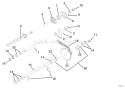 Reduction Drive Diagram and Parts List for 924121 000101 Ariens Snow Blower