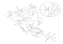 Cables And Controls Diagram and Parts List for 924125 000101 Ariens Snow Blower