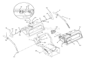 Handlebars, Lever Controls, Panel And Dash Diagram and Parts List for 924125 000101 Ariens Snow Blower