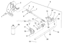 Impeller And Aluminum Gear Case Diagram and Parts List for 924550 000101 Ariens Snow Blower