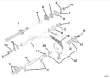 Reduction Drive Diagram and Parts List for 924551 000101 Ariens Snow Blower