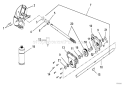Handlebars, Lever Controls, Panel And Dash Diagram and Parts List for 926002 000101 Ariens Snow Blower
